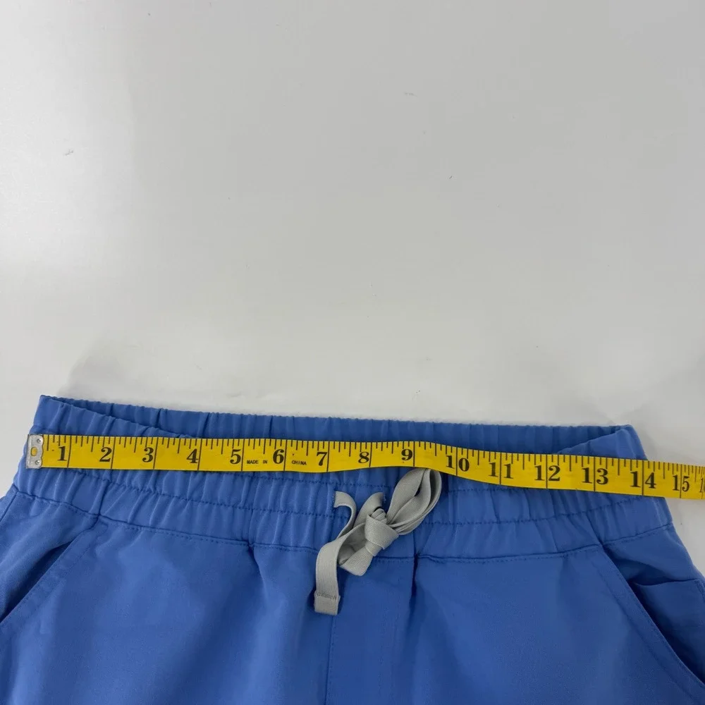 FIGS Technical Collection Royal Blue Cargo Scrub Pants Mens Small S Drawstring